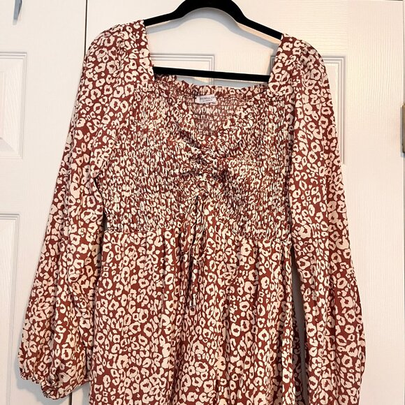 Chic Soul Long Sleeve Pink Top - Picture 3 of 3